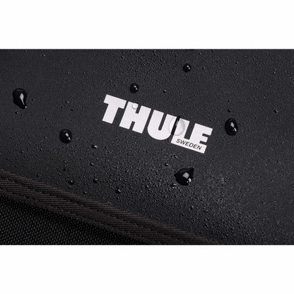 Front View of Black Thule Chasm Gear Tote 30L