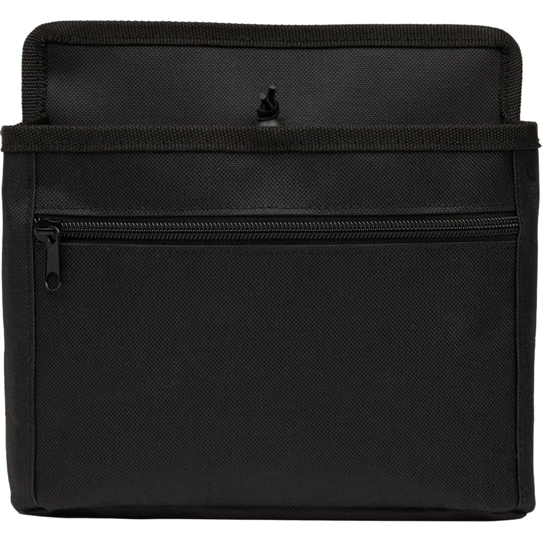 Front View of Black Travel Bottle Buddy plain