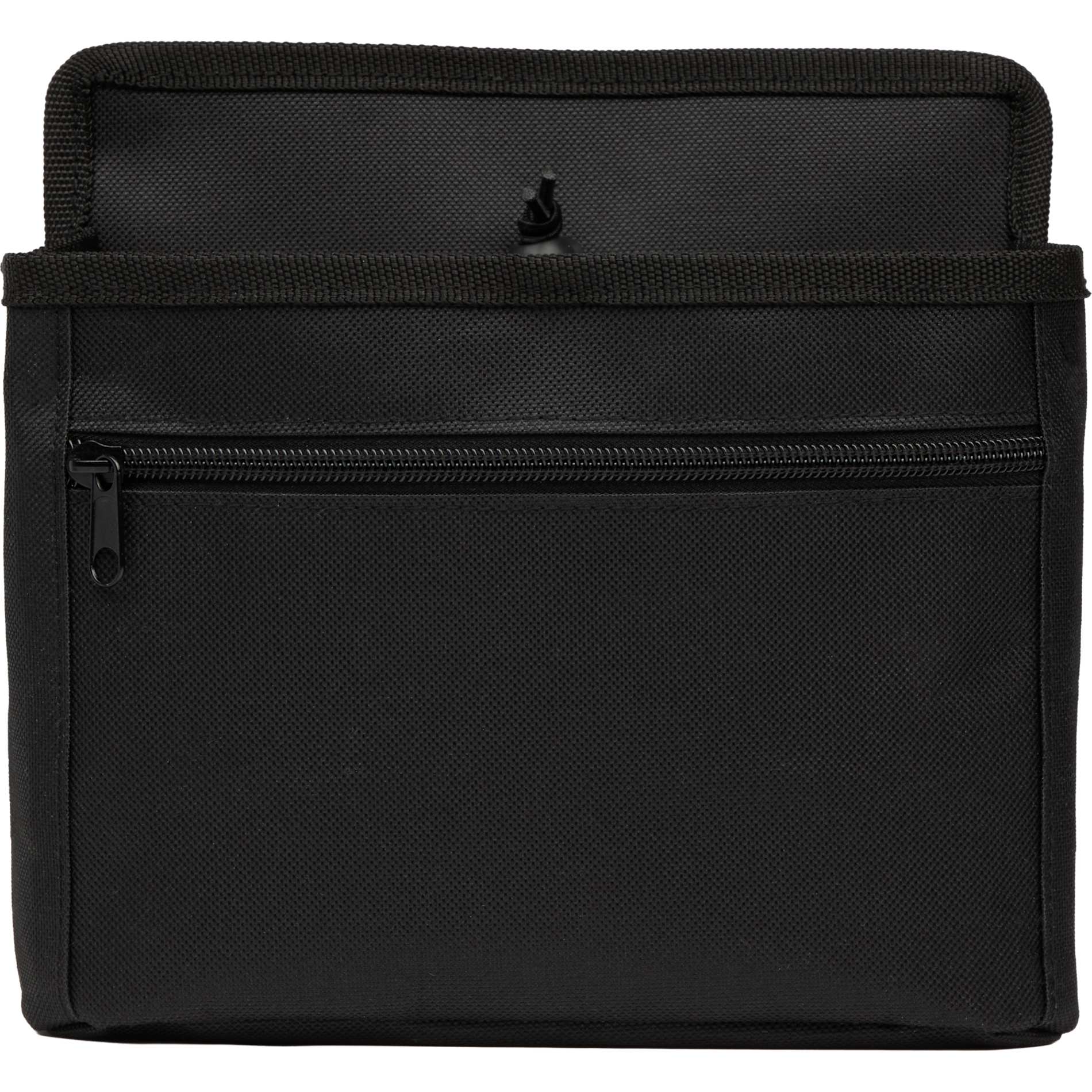 Front View of Black Travel Bottle Buddy plain