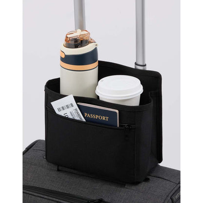 Front View of Black Travel Bottle Buddy