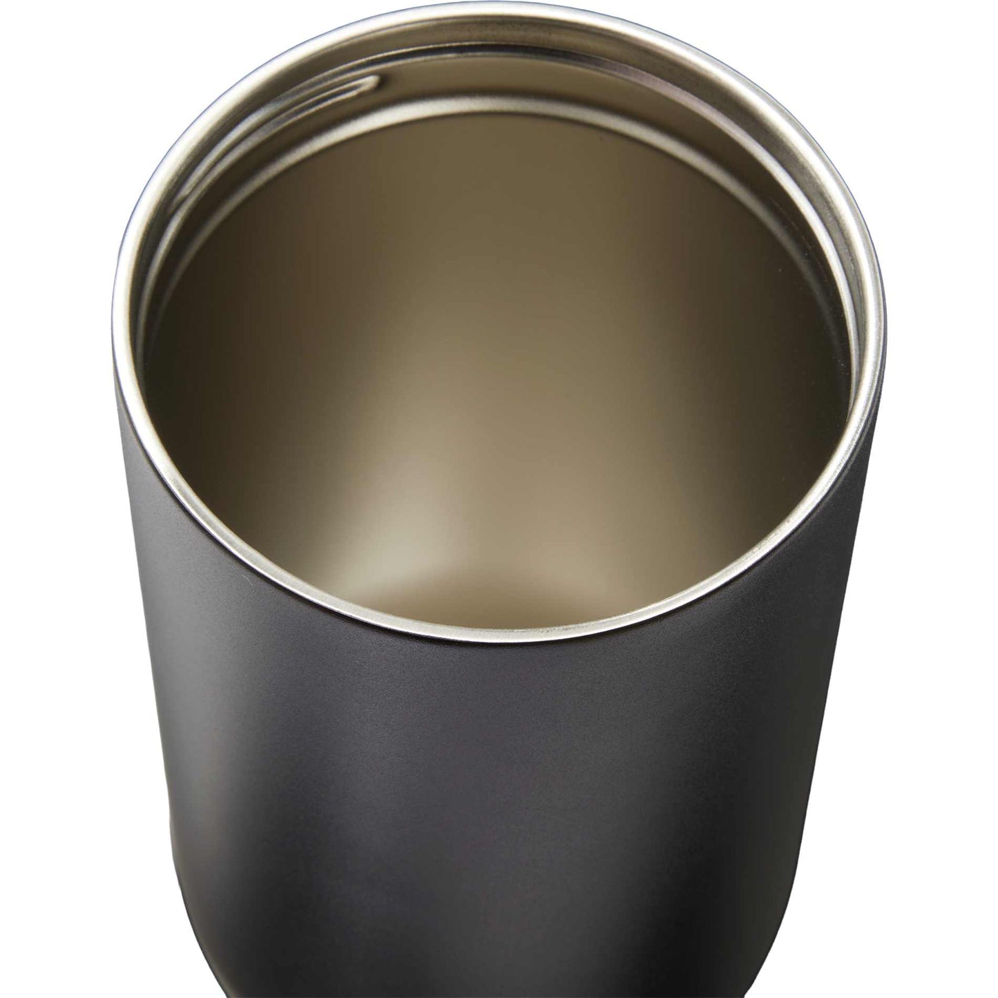 Front View of Black Trinity Recycled Straw Leak proof Tumbler 30oz