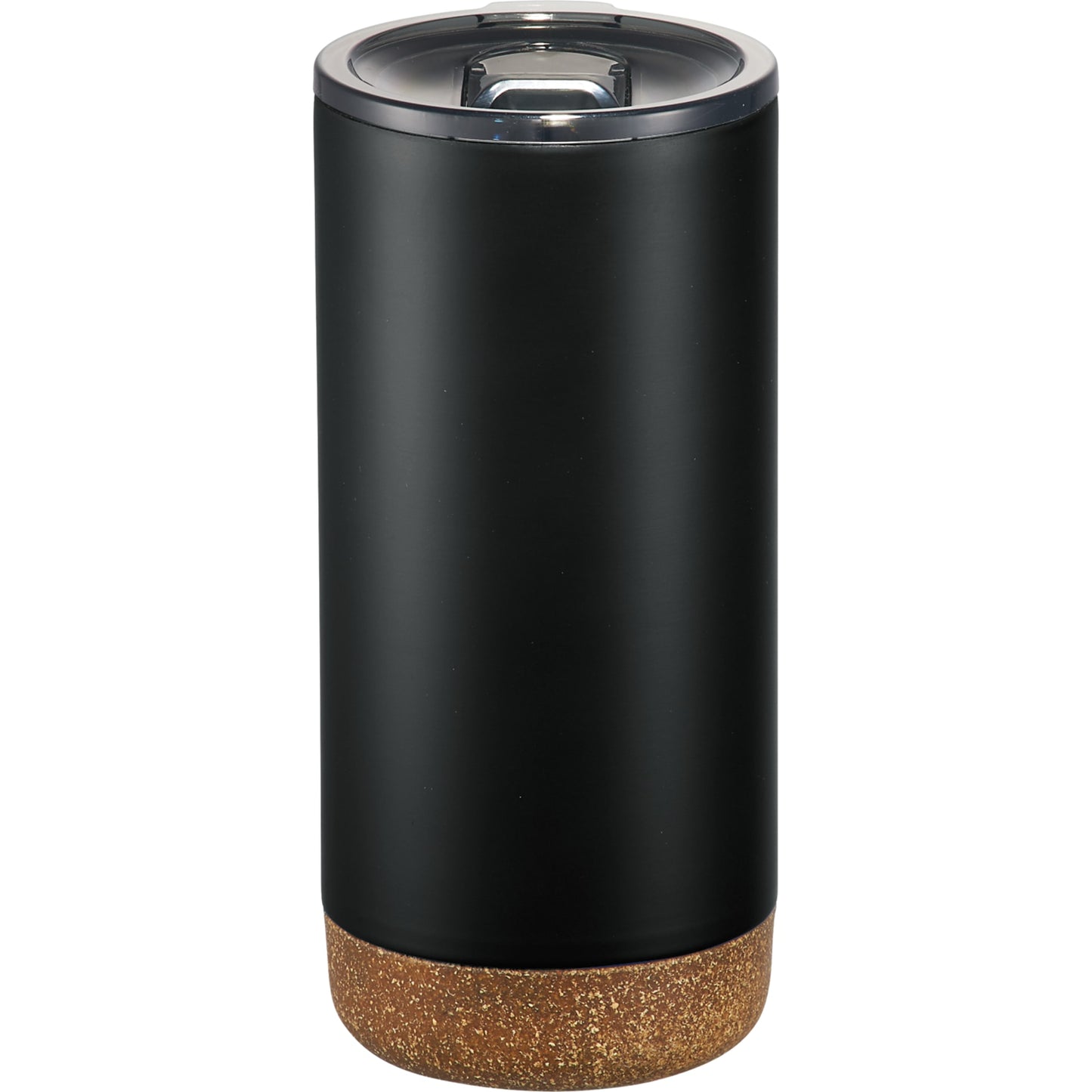 Front View of Black Valhalla Copper Vacuum Insulated Tumbler 16oz plain