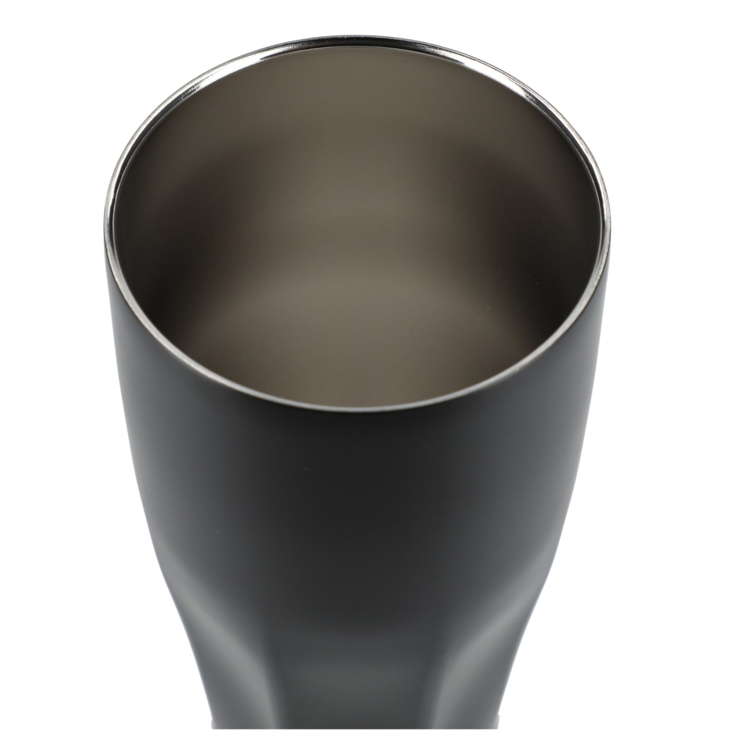 Front View of Black Victor Recycled Vacuum Insulated Tumbler 20oz plain