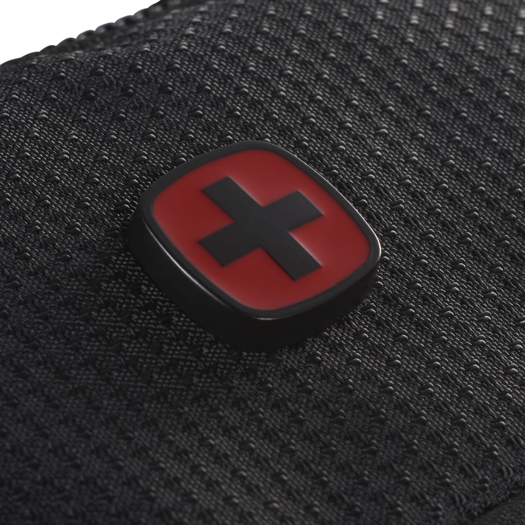 Front View of Black Wenger Pro II Recycled 15" Computer Backpack