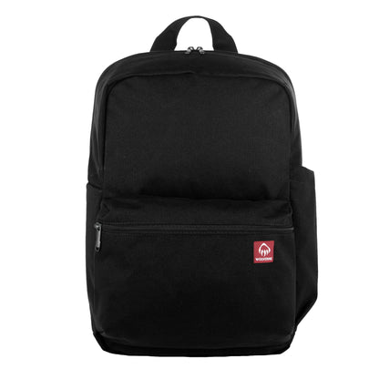 Front View of Black Wolverine 24L Classic Backpack plain