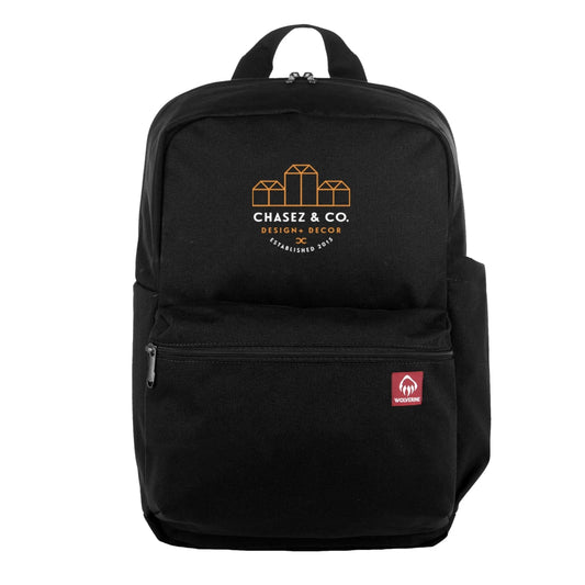 Front View of Black Wolverine 24L Classic Backpack