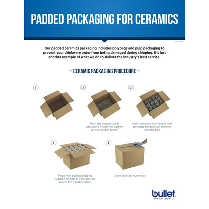 Front View of Black Zapata 15oz Ceramic Mug