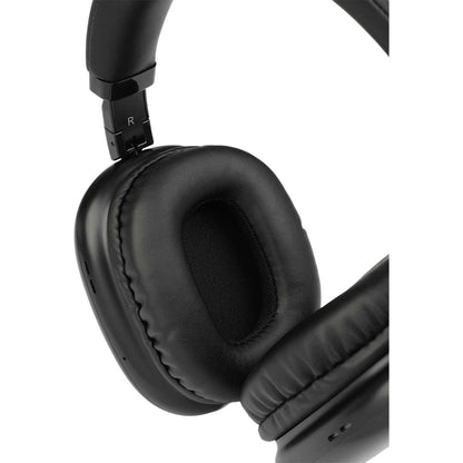Front View of Black Zen Pods Bluetooth Headphones with ANC