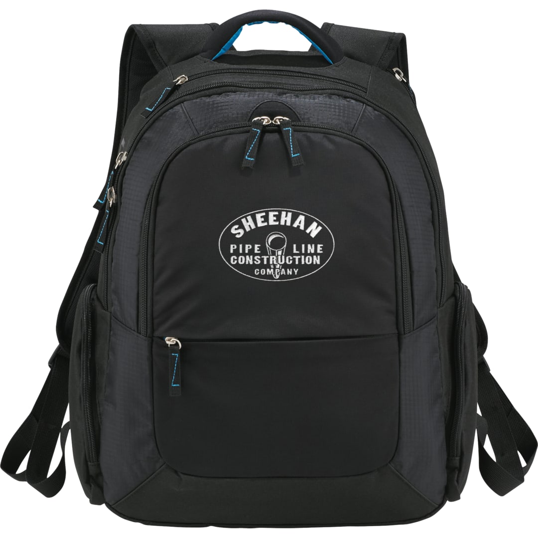 Front View of Black Zoom DayTripper 15" Computer Backpack
