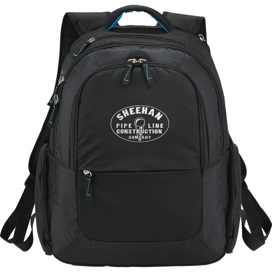 Front View of Black Zoom DayTripper 15" Computer Backpack