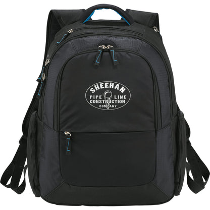 Front View of Black Zoom DayTripper 15" Computer Backpack
