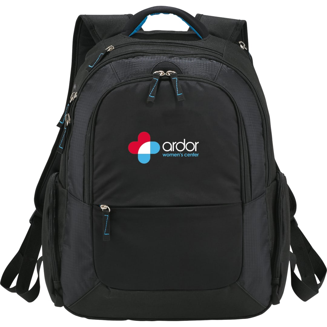 Front View of Black Zoom DayTripper 15" Computer Backpack