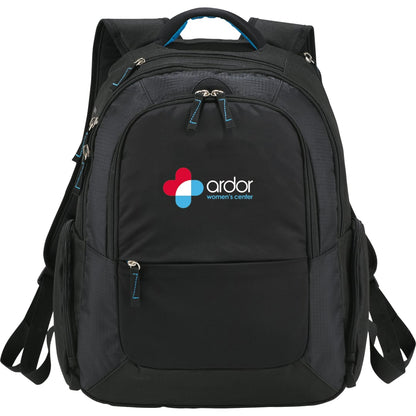 Front View of Black Zoom DayTripper 15" Computer Backpack