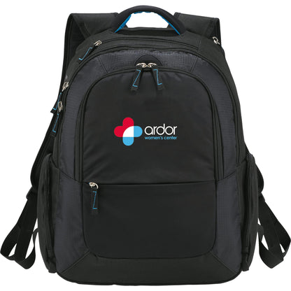 Front View of Black Zoom DayTripper 15" Computer Backpack