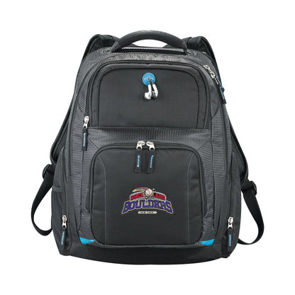 Front View of Black Zoom TSA 15" Computer Backpack