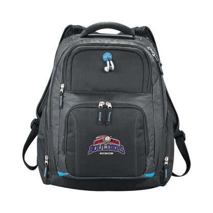 Front View of Black Zoom TSA 15" Computer Backpack