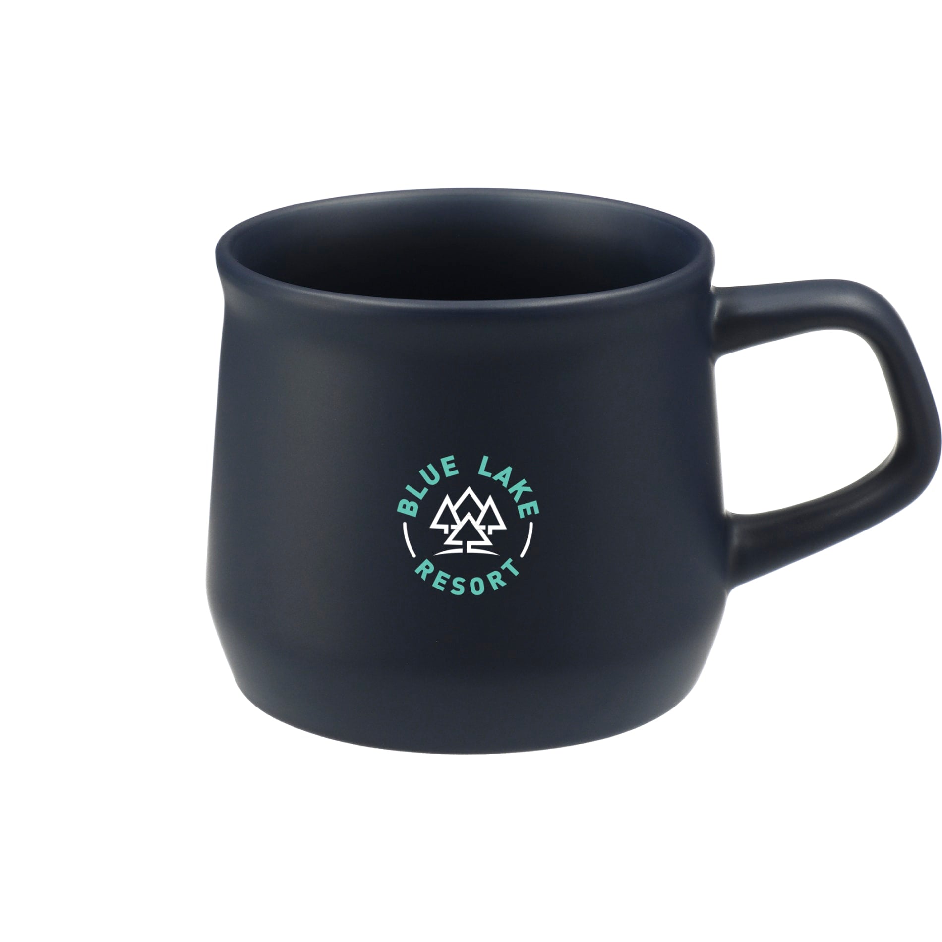 Front View of Blue Angus 12oz Ceramic Mug
