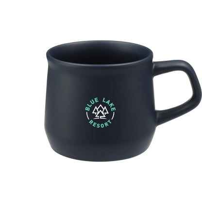 Front View of Blue Angus 12oz Ceramic Mug