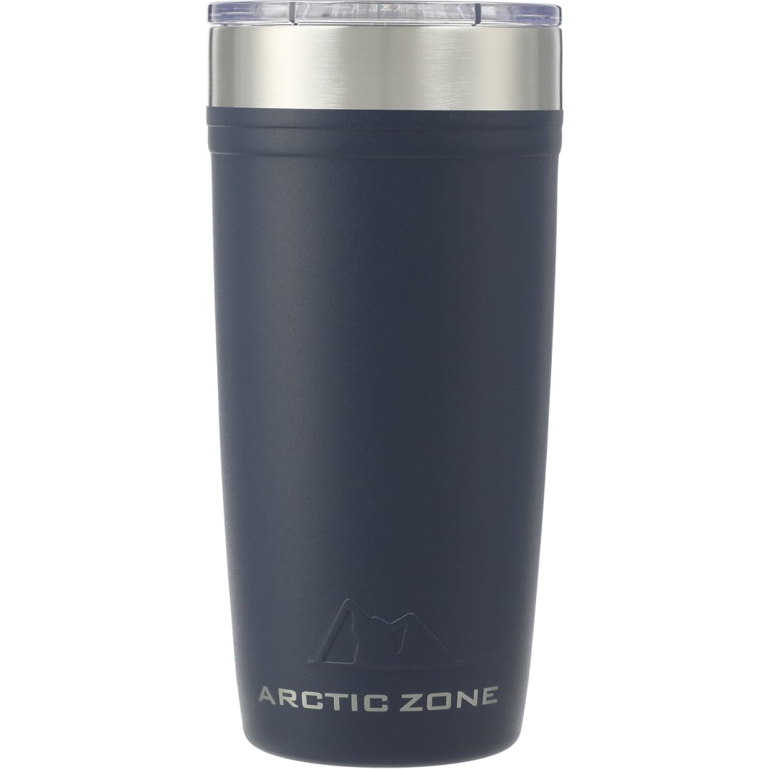Front View of Blue Arctic Zone® Titan Thermal HP® Copper Tumbler 20oz