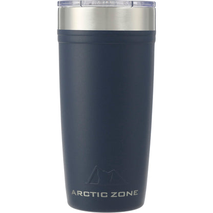 Front View of Blue Arctic Zone® Titan Thermal HP® Copper Tumbler 20oz