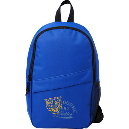 Front View of Blue Barton Recycled Sling Backpack