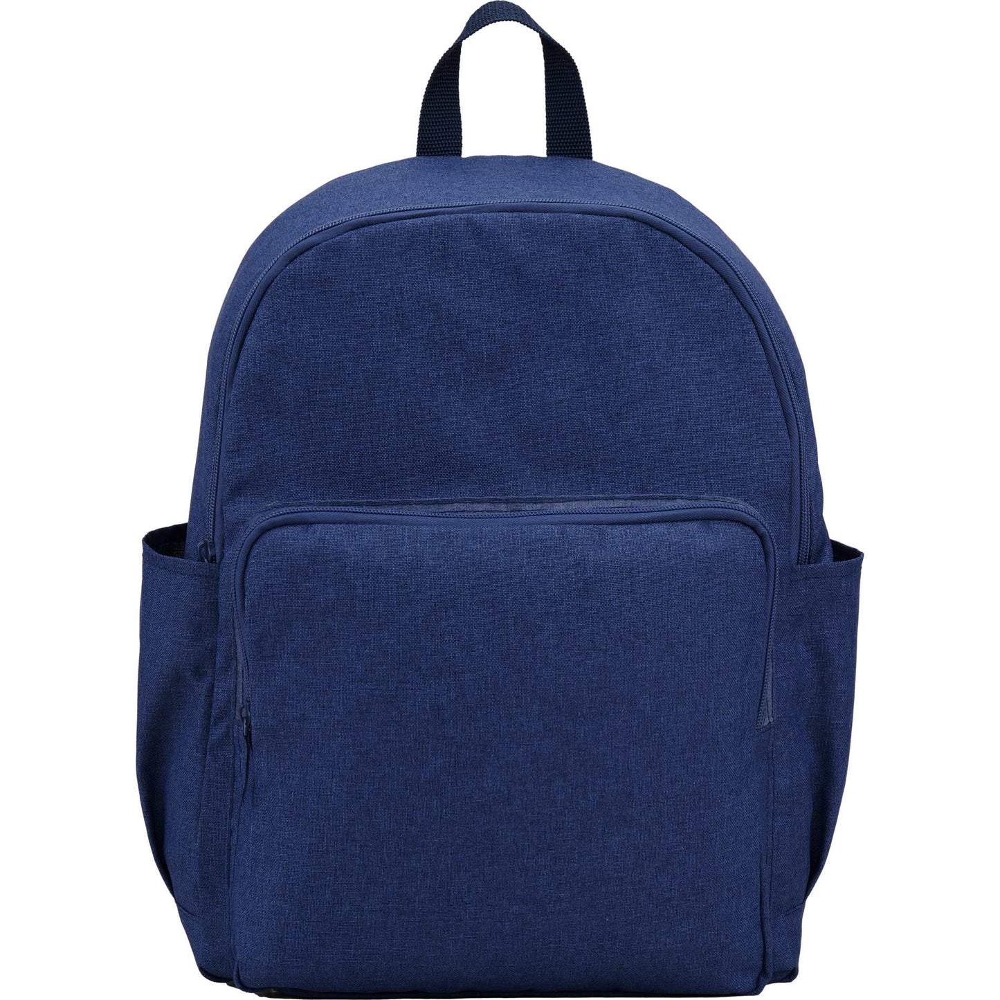 Front View of Blue Baye Recycled 15" Laptop Backpack plain