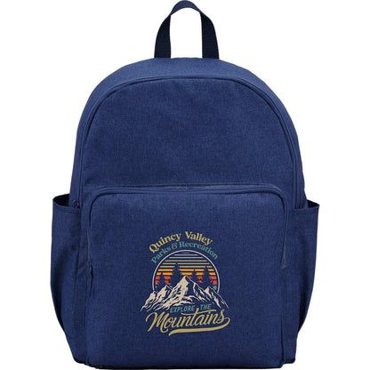Front View of Blue Baye Recycled 15" Laptop Backpack