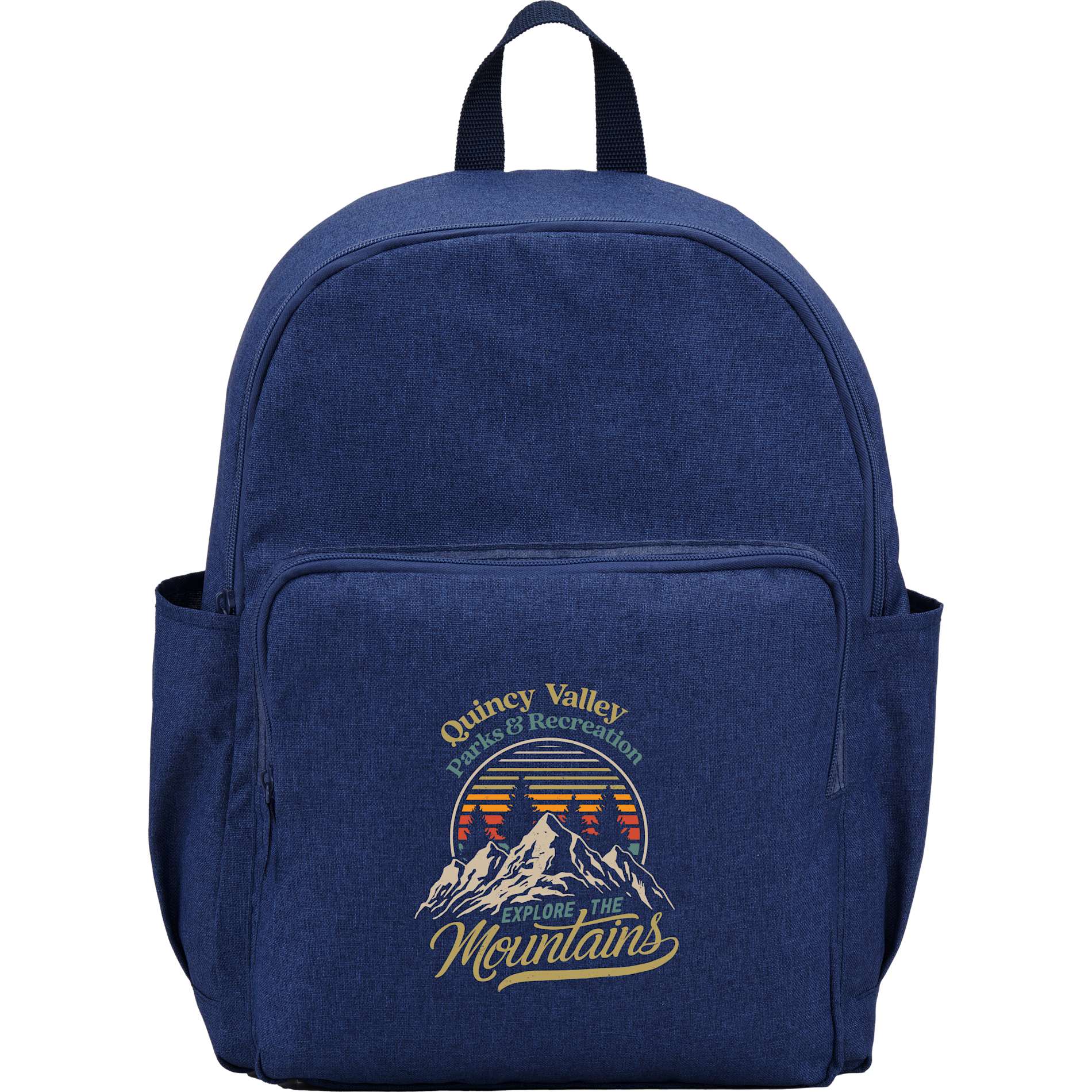 Front View of Blue Baye Recycled 15" Laptop Backpack
