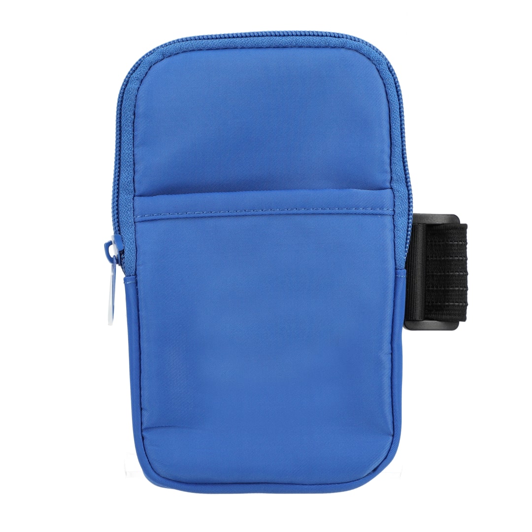 Front View of Blue Bottle Buddy Water Bottle Pouch plain