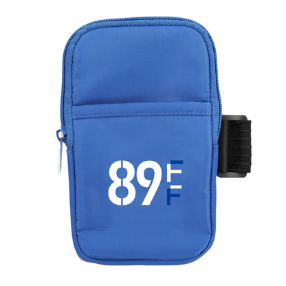Front View of Blue Bottle Buddy Water Bottle Pouch