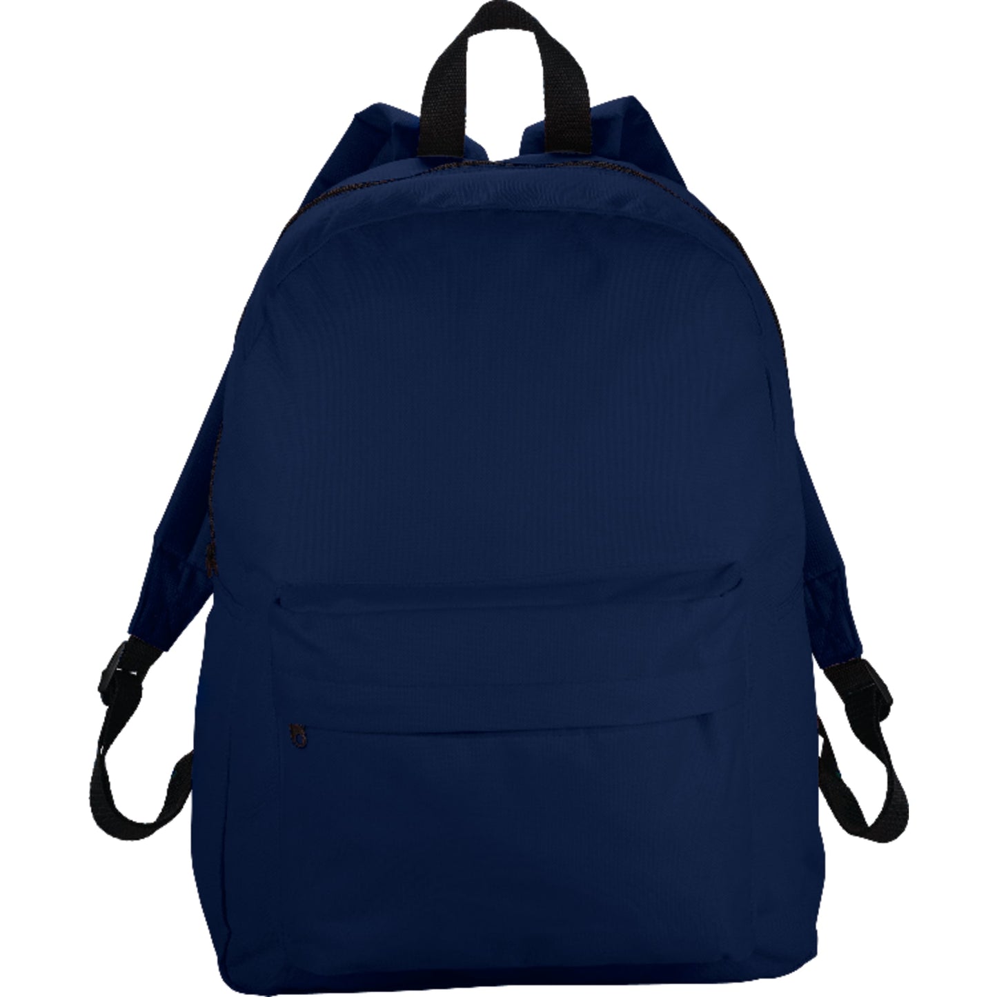 Front View of Blue Breckenridge Classic Backpack plain