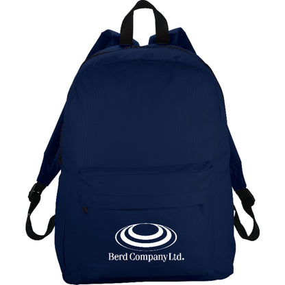 Front View of Blue Breckenridge Classic Backpack