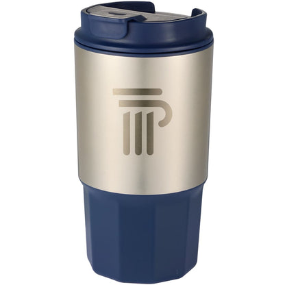 Front View of Blue Brit Eco-Friendly Tumbler 15oz