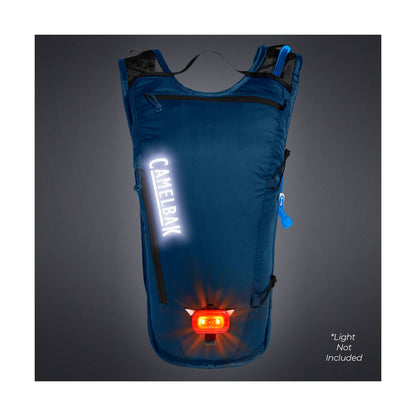 Front View of Blue Camelbak Classic Light 70 oz Pack plain