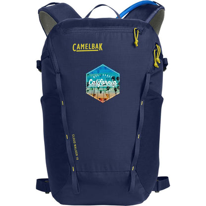 Front View of Blue Camelbak Cloudwalker 18 Hydration Pack
