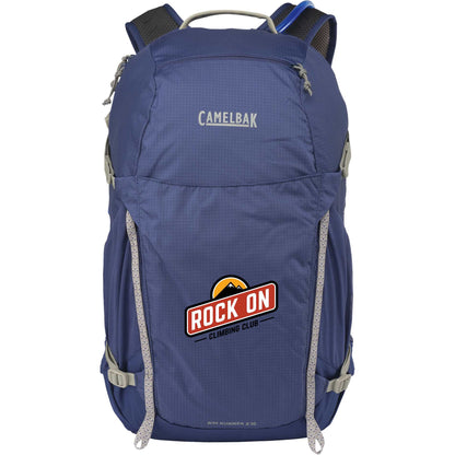 Front View of Blue Camelbak Rim Runner x30 Hydration Pack