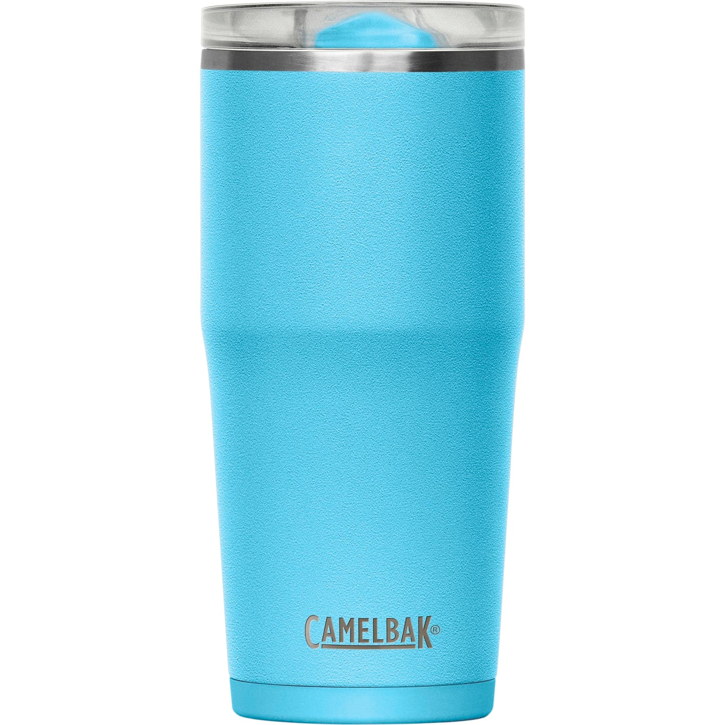 Front View of Blue Camelbak Thrive Leakproof Tumbler 20oz plain