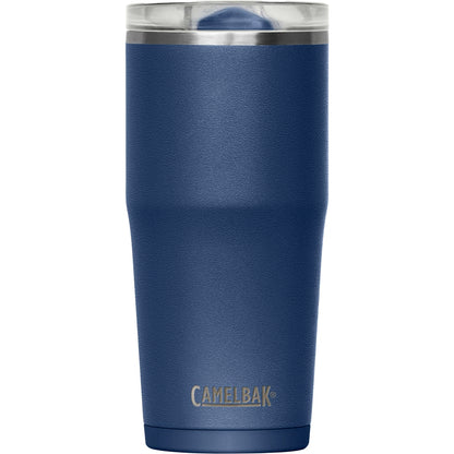 Front View of Blue Camelbak Thrive Leakproof Tumbler 20oz plain