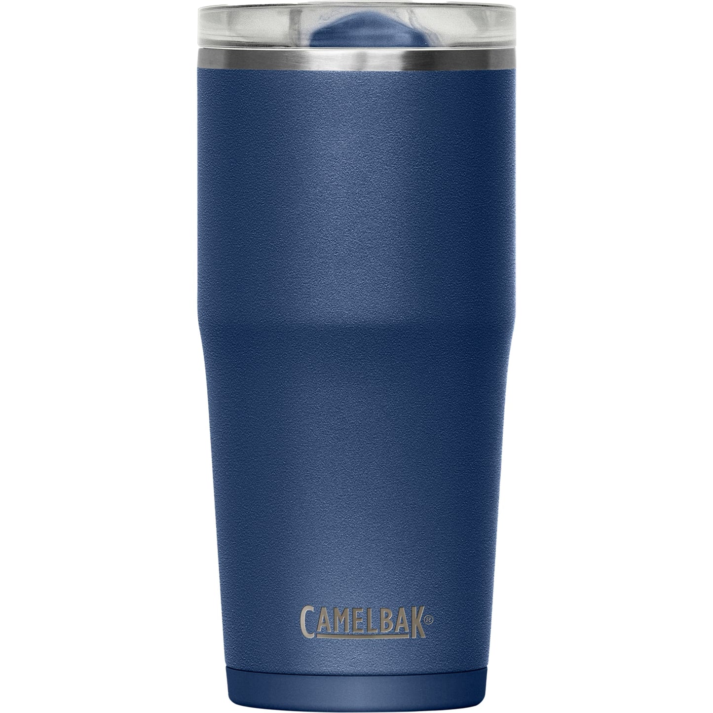 Front View of Blue Camelbak Thrive Leakproof Tumbler 20oz plain