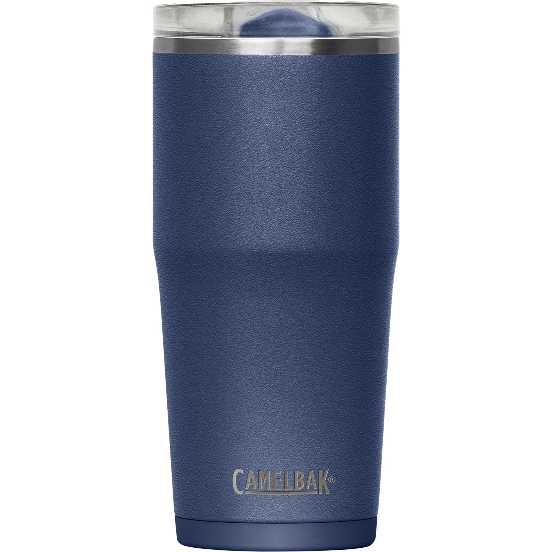 Front View of Blue Camelbak Thrive Leakproof Tumbler 20oz plain