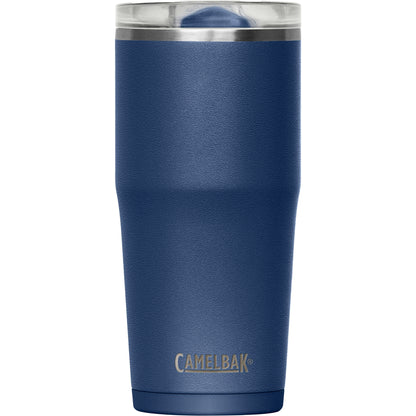 Front View of Blue Camelbak Thrive Leakproof Tumbler 20oz plain