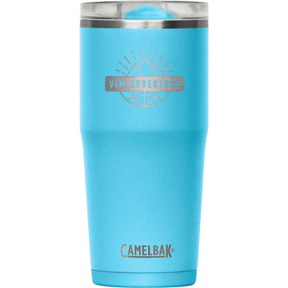 Front View of Blue Camelbak Thrive Leakproof Tumbler 20oz