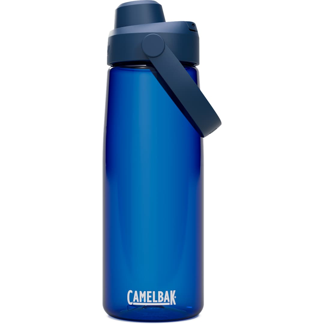 Front View of Blue CamelBak Thrive™ Chug 25oz Bottle Tritan™ Renew plain