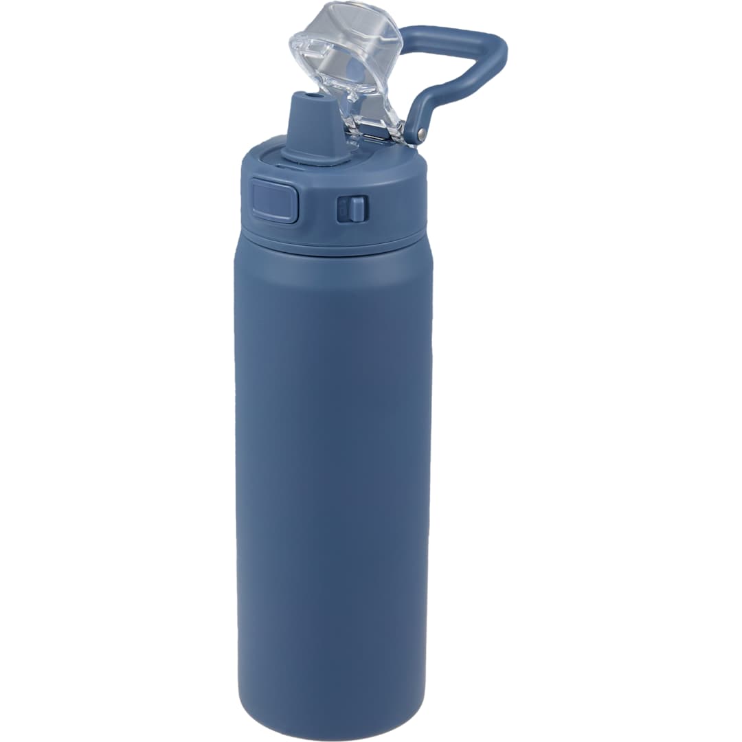 Front View of Blue Canyon Recycled Stainless Steel Bottle 30oz plain