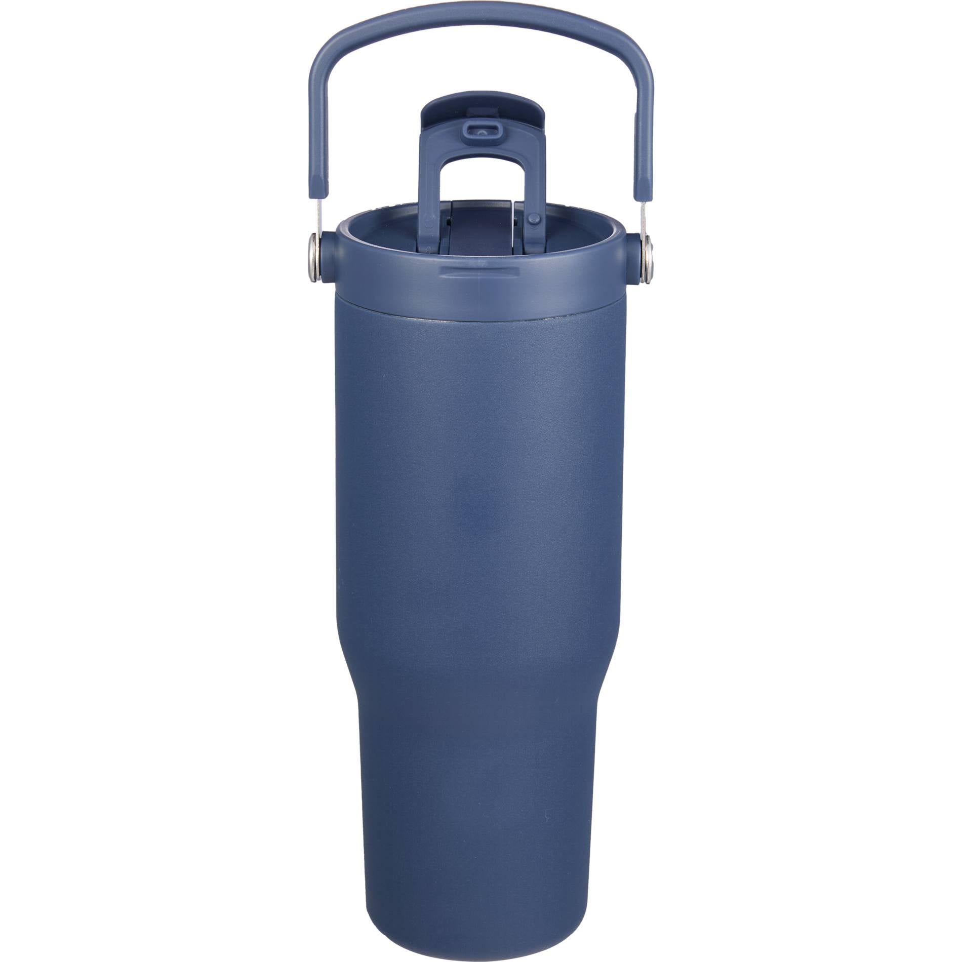 Front View of Blue Carnival Recycled Sip Or Swig Tumbler 30oz plain