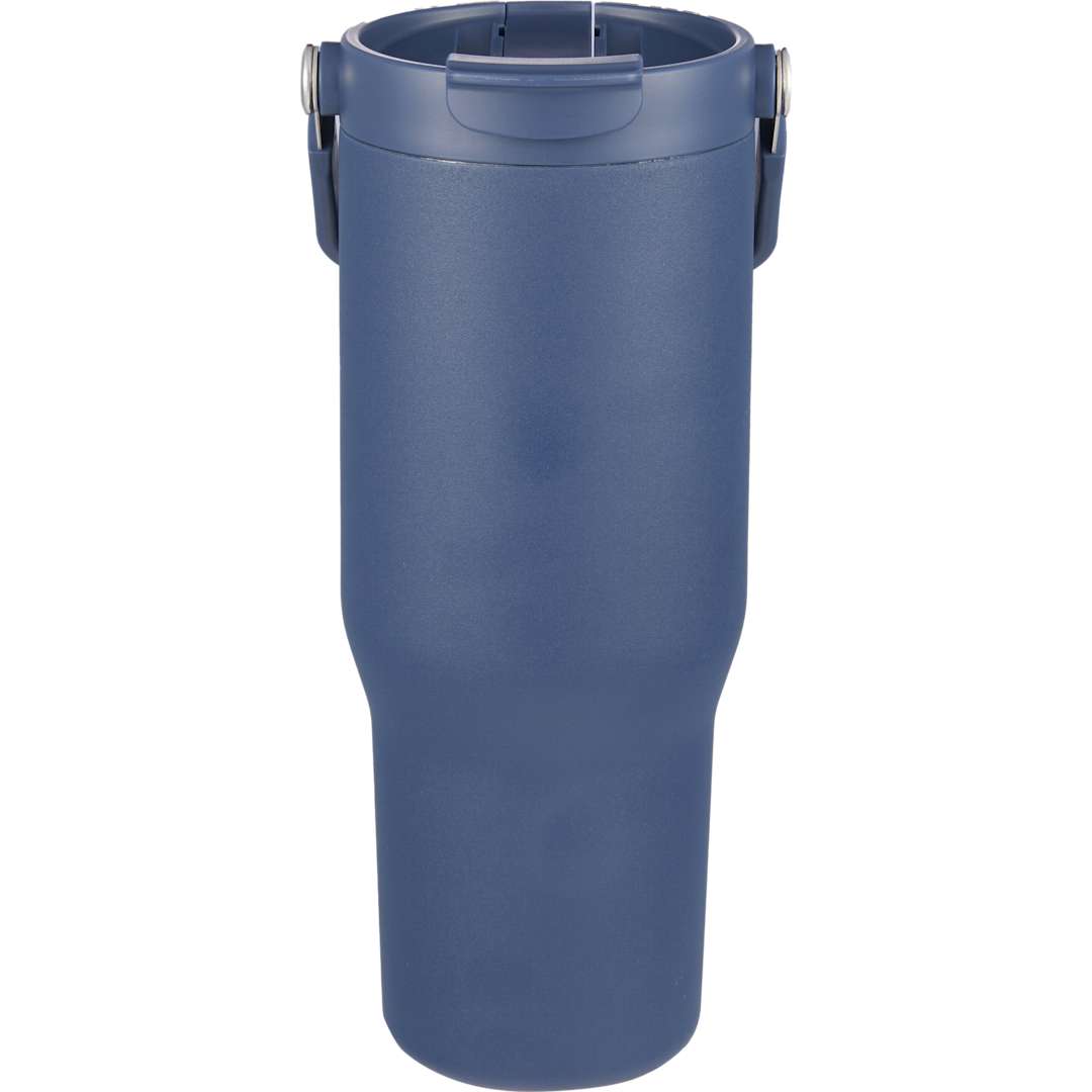Front View of Blue Carnival Recycled Sip Or Swig Tumbler 30oz plain