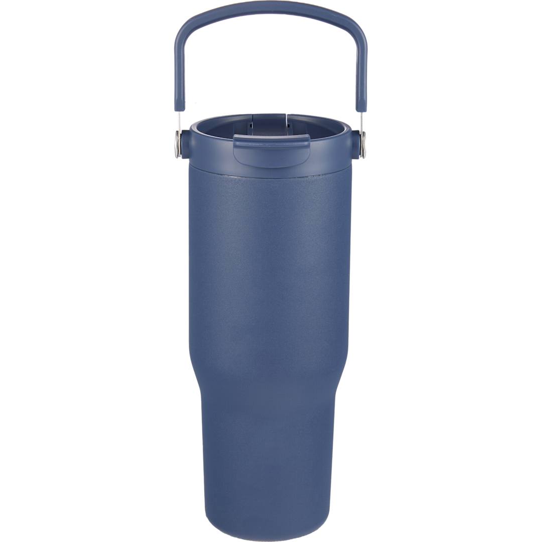 Front View of Blue Carnival Recycled Sip Or Swig Tumbler 30oz plain