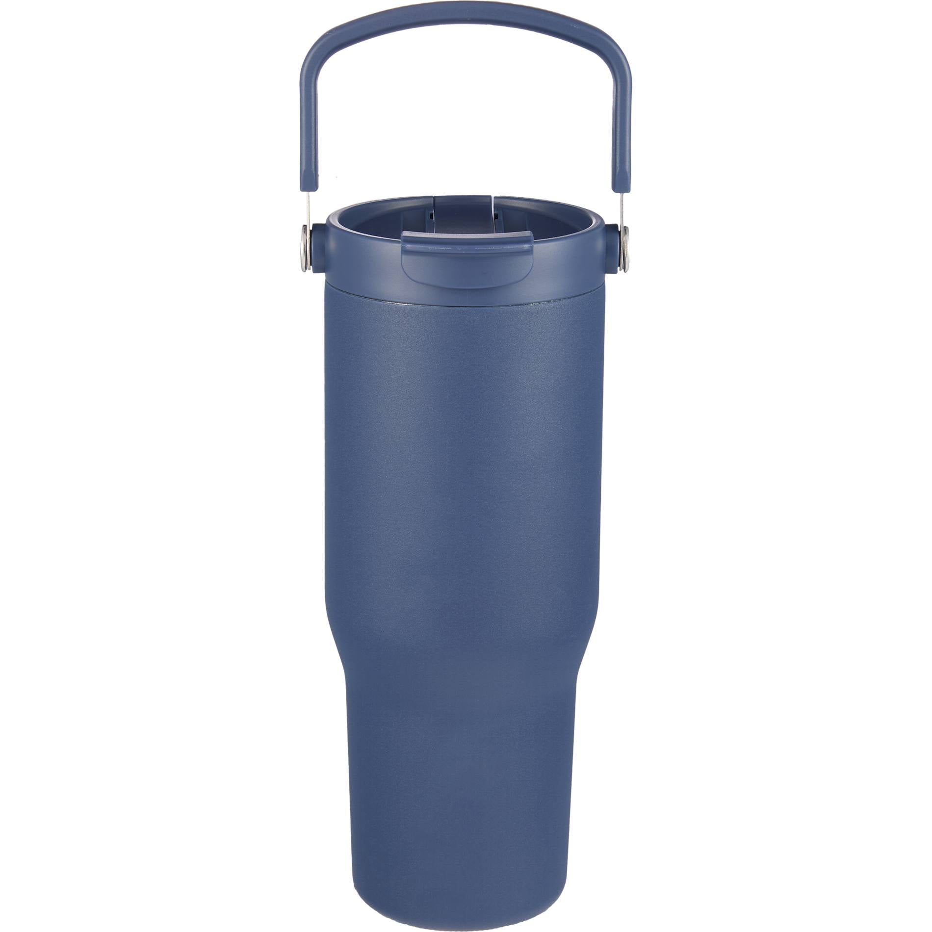 Front View of Blue Carnival Recycled Sip Or Swig Tumbler 30oz plain