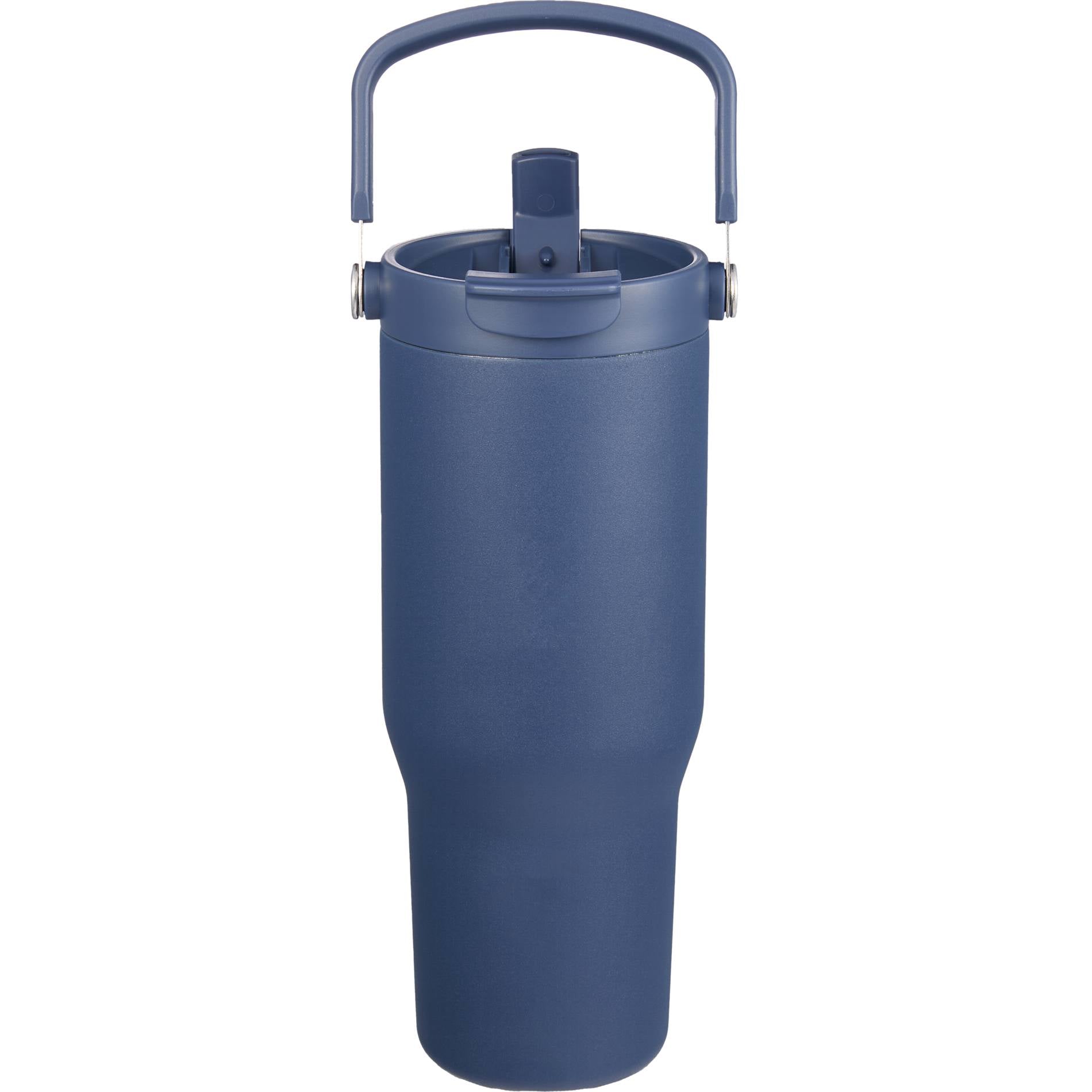 Front View of Blue Carnival Recycled Sip Or Swig Tumbler 30oz plain