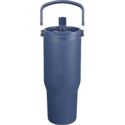Front View of Blue Carnival Recycled Sip Or Swig Tumbler 30oz plain